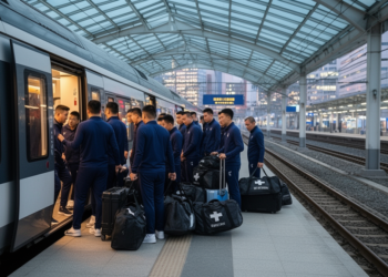 Modeled rail substitution cuts Chinese Super League team-travel emissions by nearly 30%