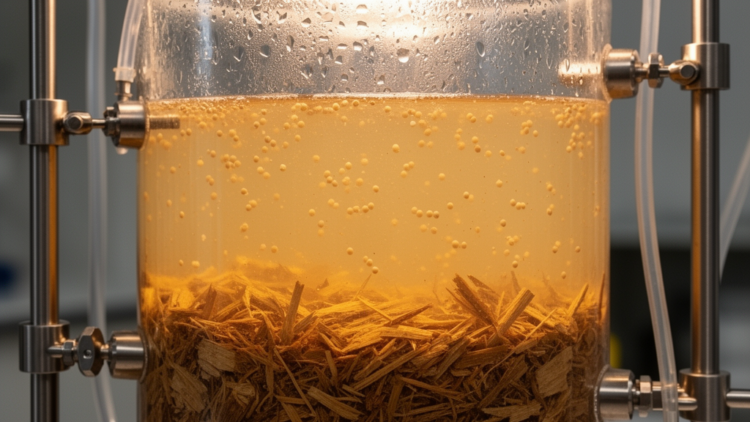 Nutrient tuning raises ethanol concentration from sugarcane bagasse extract