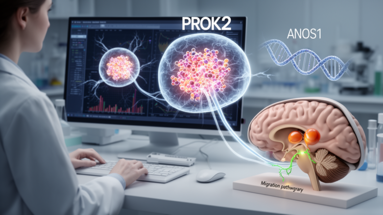 Kallmann family study finds PROK2 upregulation with uncertain ANOS1 variant