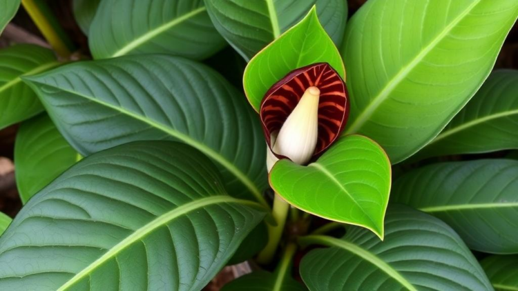 Rare Aroid Colocasia boyceana Found Thriving in Assam, Extending Its Known Range