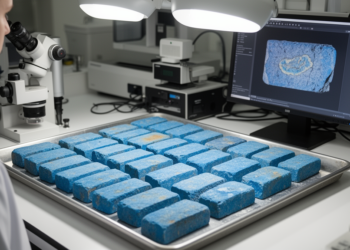 Explainable AI classifies origins of 52 historic blue bricks