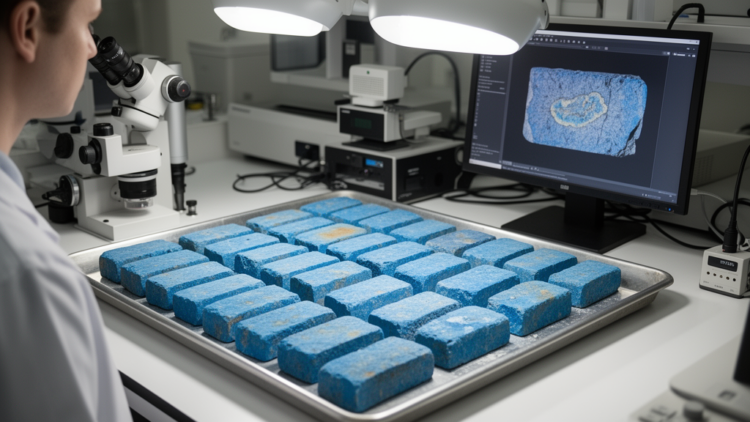 Explainable AI classifies origins of 52 historic blue bricks