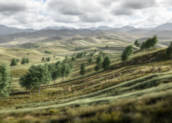 Landscape thinking models adaptation in turbulent environments
