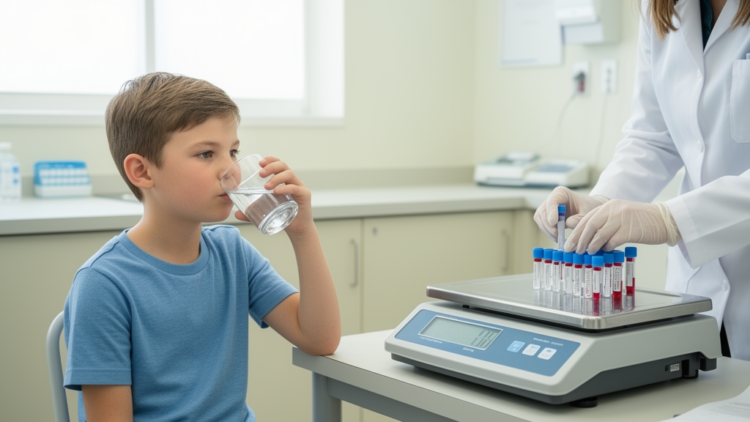 Water changes child saliva metabolism in weight-stratified randomized trial