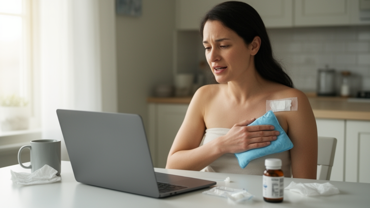 Remote follow-up after breast biopsy reduces anxiety, not pain
