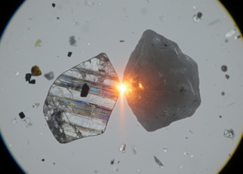 One Laser Spot, Two Geological Clocks in Mica and Feldspar