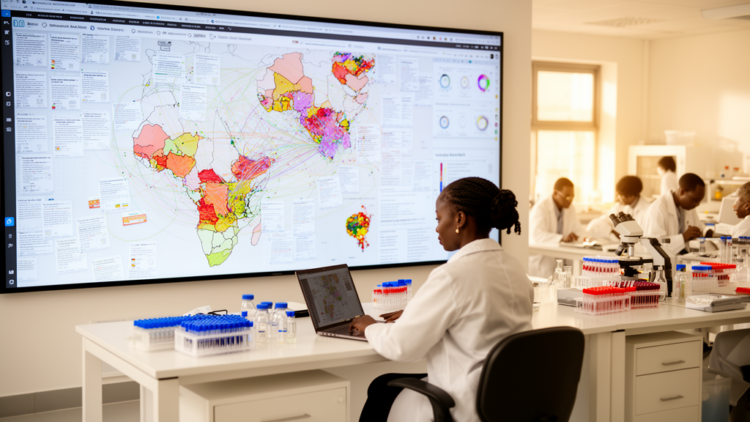 African infectious-disease AI review finds 43 studies, uneven coverage and barriers