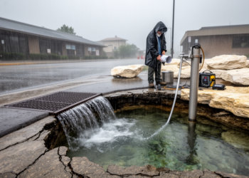 Storm monitoring quantifies water origins in an urban karst aquifer