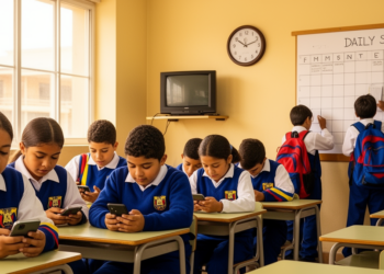 Nomophobia Patterns in Ecuadorian Schoolchildren Reveal Small Television and Schedule Links