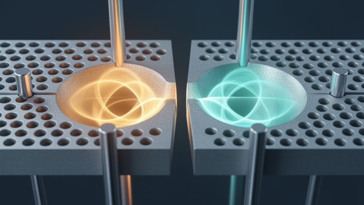 Asymmetric Coupling Splits Localized Modes in Photonic Crystal Emitters