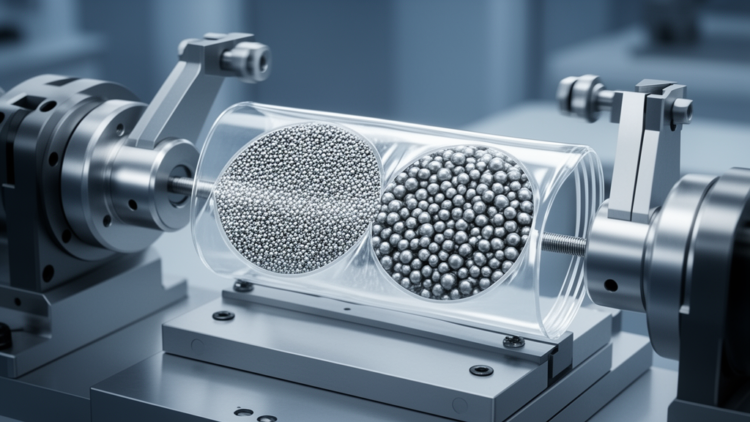 Experiment finds CrMnFeCoNi hardens as nanograins grow under torsion