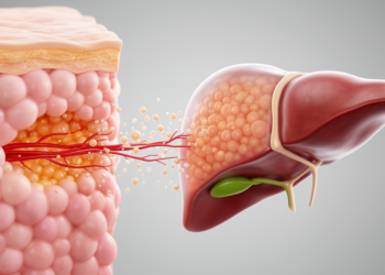 Type 2 diabetes fatty liver may begin in dysfunctional adipose tissue