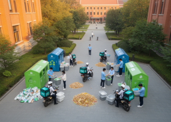 Evolutionary model maps stable governance for campus food-delivery waste in China