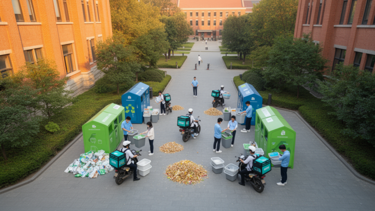 Evolutionary model maps stable governance for campus food-delivery waste in China