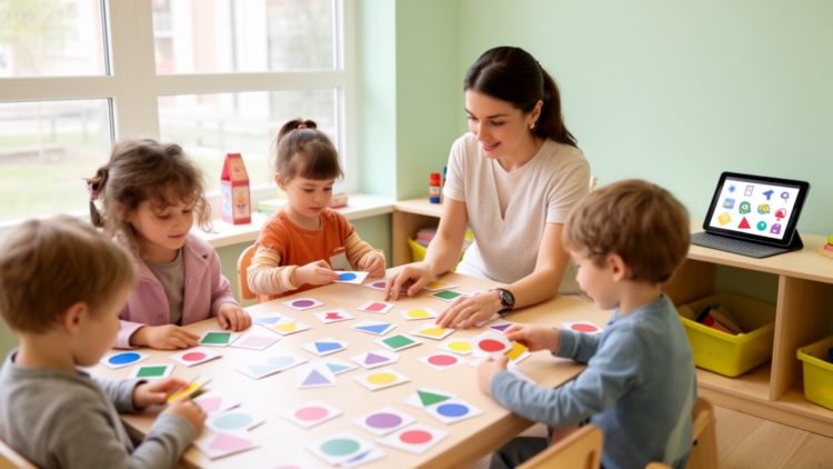 Blended preschool games show preliminary working-memory group difference