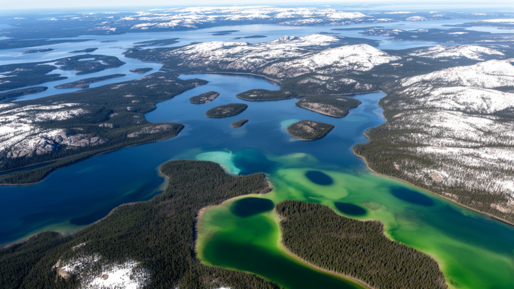 Satellite analysis reveals divergent phosphorus trends across 15,240 Canadian lakes