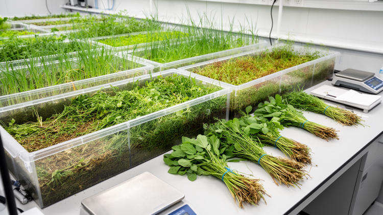Mesocosm study links diverse seed mixtures to forage energy and yield trade-offs