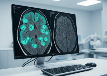 Ontology-aware model improves external brain-metastasis MRI segmentation