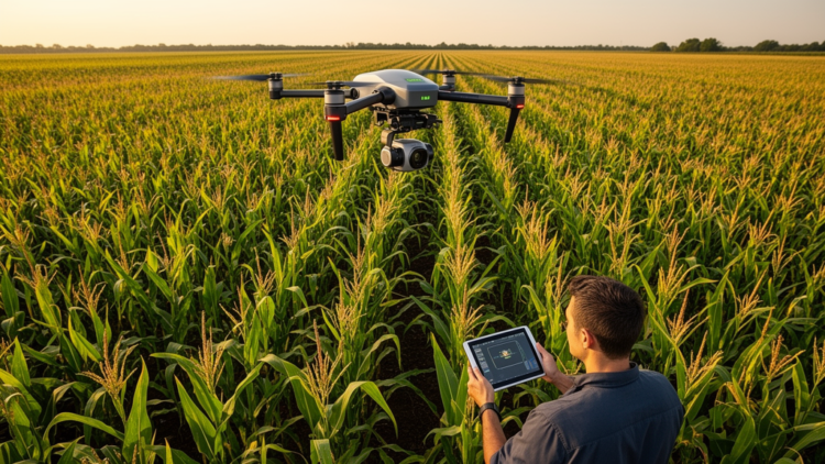 Attention-guided UAV model trims maize maturity inputs and improves prediction