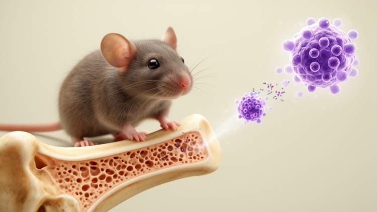 Migrasomal miRNA reduces bone loss in mouse osteoporosis model