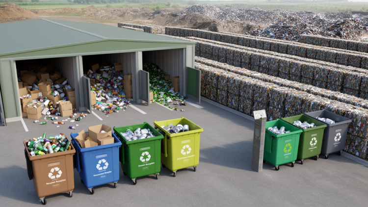 Behavioral Model Links Waste Bank Retention to Landfill Pressure