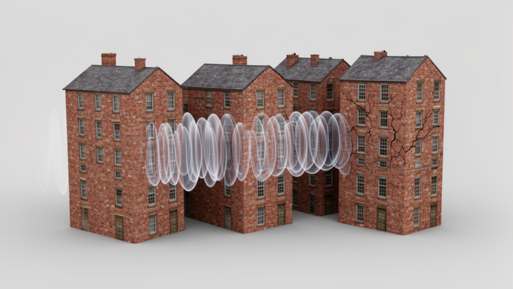 Modeled Seismic Interaction Alters Fragility of Adjacent Masonry Building Clusters