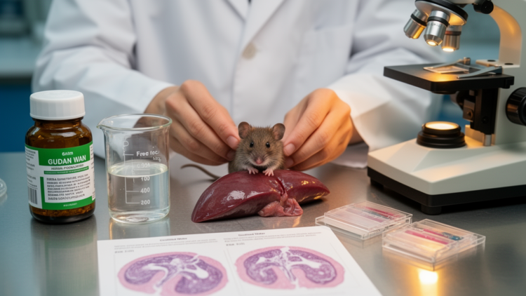 Gudan Wan reduced liver injury in mouse model of MASH