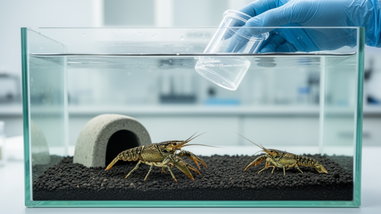 Carbamazepine increases marbled crayfish movement in laboratory exposure study