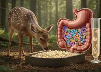Wall-broken yeast shifts gut bacteria and serum metabolites in captive forest musk deer