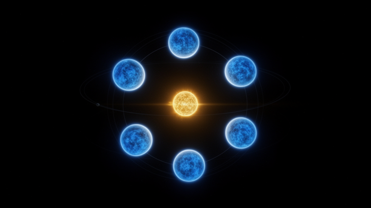 Mathematicians Prove Symmetry and Stability in Five-Body Coorbital Configurations