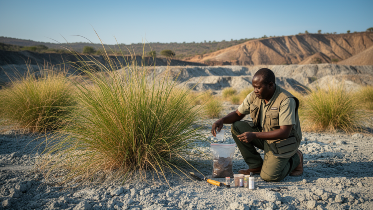 Native Grasses Show Promise for Locking Heavy Metals in African Mine Tailings