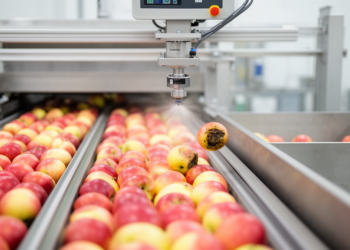 One Camera, Three Lanes: Lightweight AI Prototype Detects and Ejects Defective Apples in Online Sorting Test