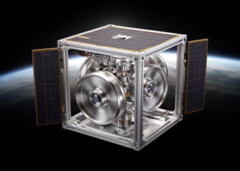 Three-Ring Flywheel Design Promises Propellant-Free Attitude Control for Small Satellites