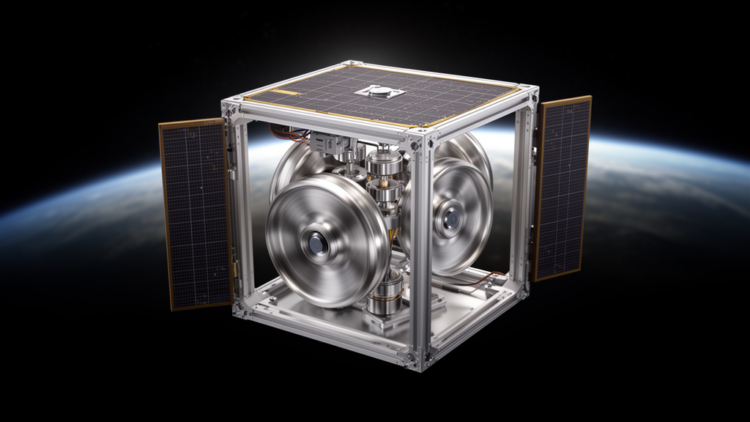 Three-Ring Flywheel Design Promises Propellant-Free Attitude Control for Small Satellites