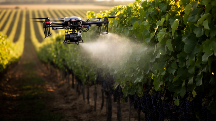 Dense Vine Canopies Leave Lower Grapevine Layers Under-Sprayed, Drone Trial Finds