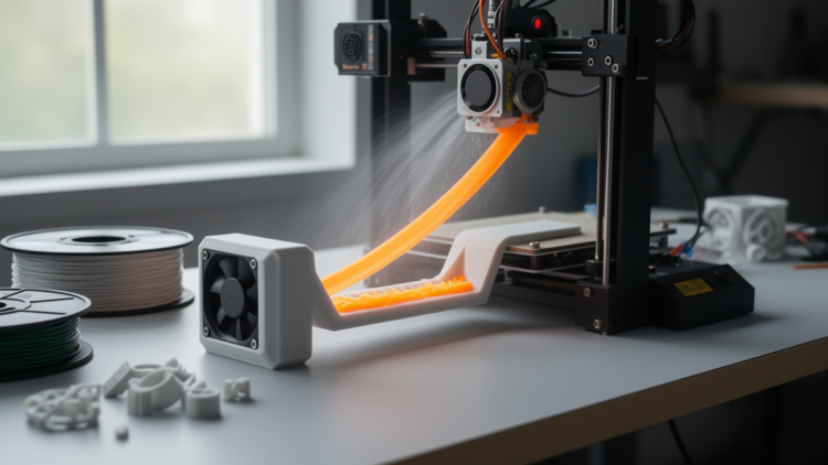Open-Source 3D-Printed Air-Cooling Conveyor Slashes Hot Filament Temperatures by Half