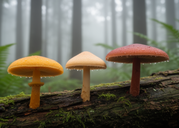Three New Mushroom Species Uncovered in China’s Forests Through DNA and Morphology