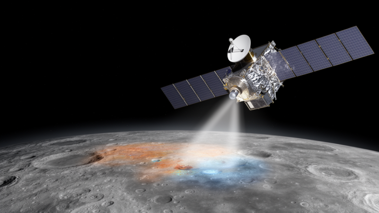 JUICE spectrometer maps lunar minerals on its way to Jupiter