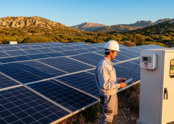 Blockchain and smart meters certify carbon credits on a Sardinian solar farm