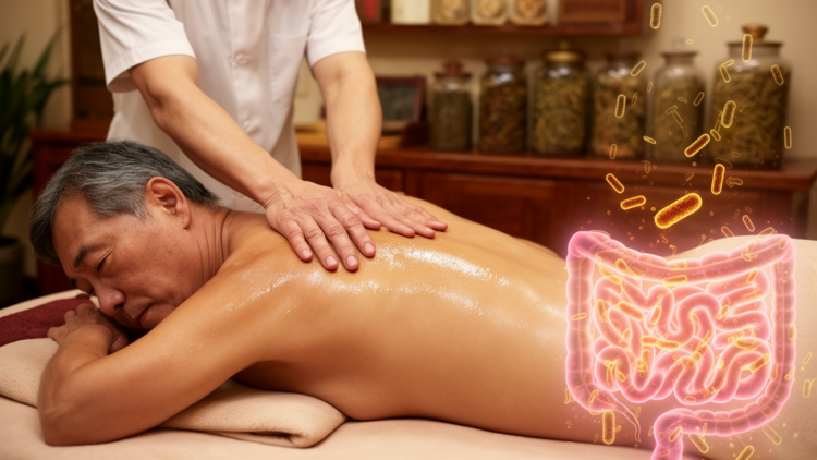 Gut microbes and muscle signals may underpin Tuina pain relief, review proposes