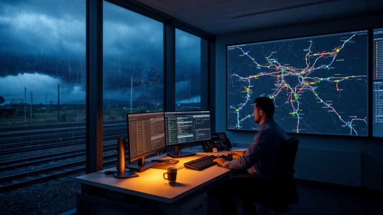 Dynamic Bayesian Networks Quantify Railway Resilience Under Extreme Weather