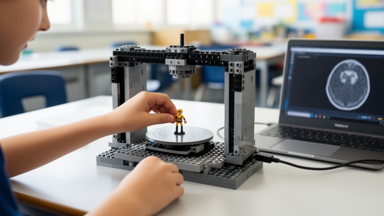 A 400-Dollar LEGO Tomograph Puts Real CT Scanning in Students’ Hands