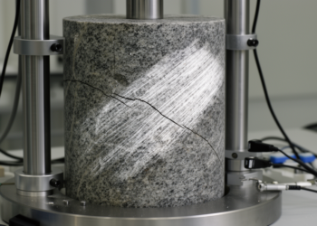 Hidden anisotropy in stressed granite distorts crack signatures in lab earthquakes