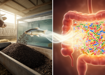 Insect Feed Does More Than Feed: Gut Microbe Shifts Detected Across Livestock and Fish