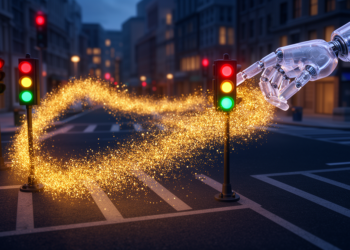 Reinforcement Learning Takes the Wheel of Particle Swarm Traffic Signal Tuning