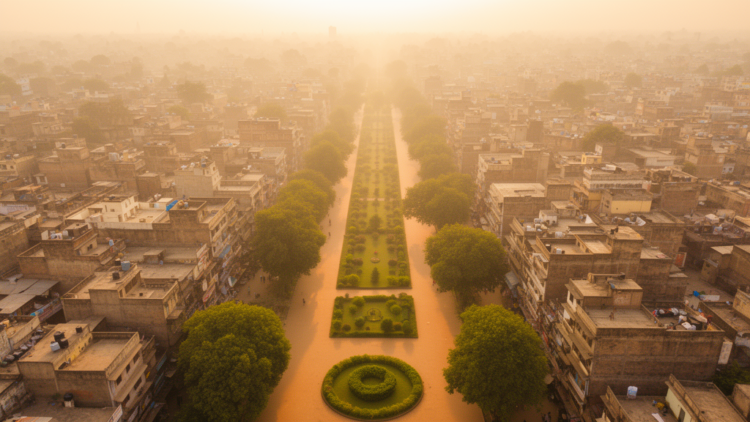 Green Space Shape Matters at Fine Scales in Lucknow’s Warming Cityscape