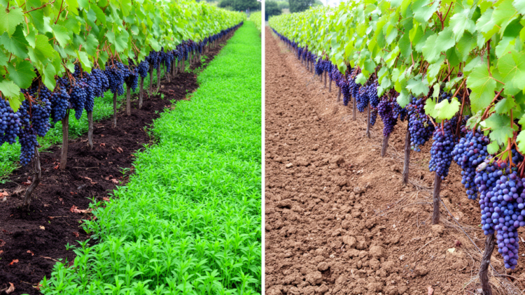 Cover Crops Improve Soil But Not Grape Yield