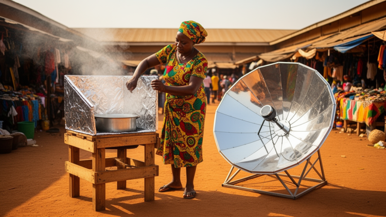 Locally Built Solar Cookers Trail Commercial Parabolic Designs in Congo Tests