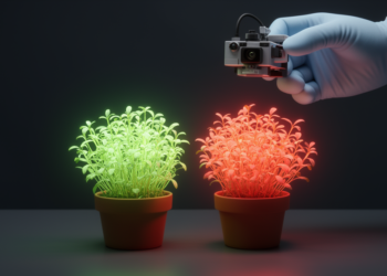 Dual-colour glow turns autoluminescent plants into quantitative gene reporters