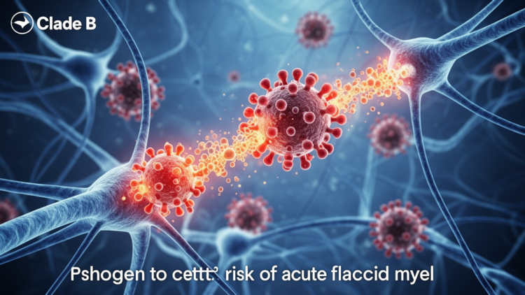 Clade B transmission dynamics linked to acute flaccid myelitis risk